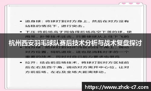 杭州西安羽毛球队赛后技术分析与战术复盘探讨