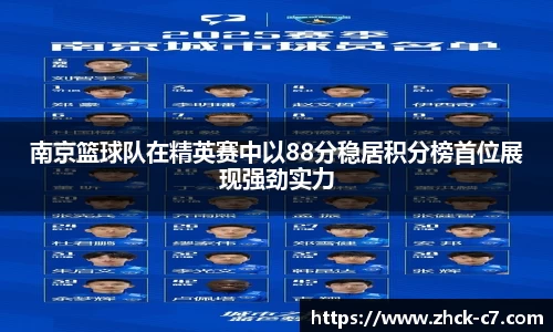 南京篮球队在精英赛中以88分稳居积分榜首位展现强劲实力